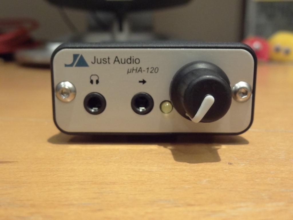 Just Audio µHA-120 - Front View