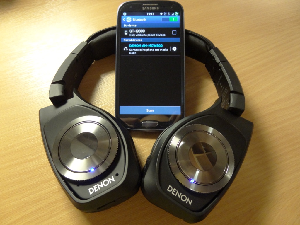 Denon AH-NCW500 - Paired with S3