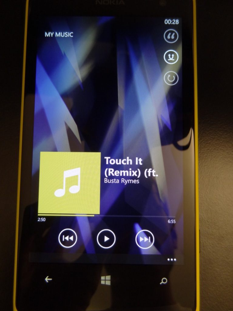 Lumia 1020 - Music Player